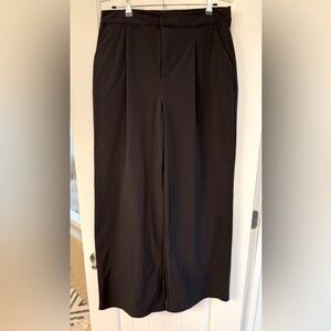 Figs Pro High Waisted Wide Leg Trouser black pants large tall
